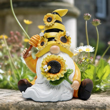 Load image into Gallery viewer, Hodao Bumble Bee Spring Gnome Decorations Honey Gnomes Ornaments World Day Gifts Fall Thanksgiving Figurines for Garden Decor Birthday Party
