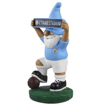 Load image into Gallery viewer, FOCO Official Manchester City FC Vintage Etihad Stadium Football Sign Garden Gnome
