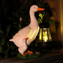 Load image into Gallery viewer, Solar Garden Statue, Duck Solar Lantern, Outdoor Home Decoration, Solar Lantern Statue, Cute Duck Statue, Patio Lawn Decor, Garden Solar Lighting, Duck Garden Ornament, Solar Lawn Decor, Porch Decorat
