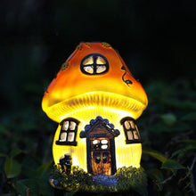 Load image into Gallery viewer, MOUNTTU Fairy Doors for Trees Outdoor, Fairy House Waterproof Resin Garden Statues for Yard Lawn Decor

