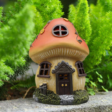 Load image into Gallery viewer, MOUNTTU Fairy Doors for Trees Outdoor, Fairy House Waterproof Resin Garden Statues for Yard Lawn Decor
