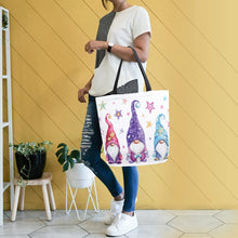 Load image into Gallery viewer, ZZXXB Gnome Star Reusable Grocery Shopping Bag Canvas Tote Bag Large Collapsible Washable Handbag Shoulder for Women
