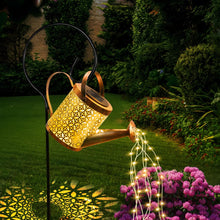 Load image into Gallery viewer, GLOBAL GOLDEN Solar Watering Can Light, LED Solar String Lights Waterproof Dual Mode Water Can Lights for Garden Patio Yard Pathway Lantern Plant Decoration
