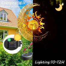 Load image into Gallery viewer, Kizozo Moon Solar Lights for Outdoor Garden, Solar Lights IP65 Waterproof, Ornaments Garden Decoration for Outdoors, Decoration for Patio Pathway Lawn
