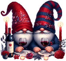 Load image into Gallery viewer, x12 Gnomes Gonks Couples Valentine&#39;s Day Vinyl Decal Stickers Colour df651
