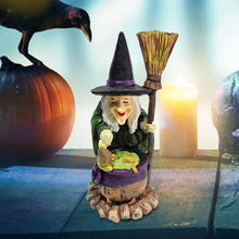 Load image into Gallery viewer, Fowybe Halloween Witch Figures | Wizard and Witch Figures - Psychological Sand Table Ornaments Resin Halloween Decorations for Home 1 Piece
