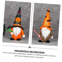 Load image into Gallery viewer, Cabilock 1 Pc Gnome Doll Gnomes Halloween Gnome Doll Home Garden Decor Assorted Color Hat Party Ornament
