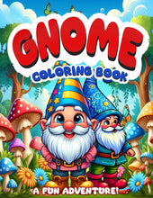 Load image into Gallery viewer, Gnome Coloring Book For Adult and Teens: Adorable Gnomes Illustrations For Stress Relief And Relaxation
