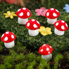Load image into Gallery viewer, OAAO 60-Pack Mini Mushroom Statues, Cute Resin Mushroom Models, Fairy Garden Mushroom Decorations, Miniature Garden Landscape Crafts, Suit for Home Party Garden Decoration (2 Sizes)

