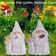 Load image into Gallery viewer, Lethogety Funny Garden Gnomes Outdoor Statues, 5.9 Inch Creative Smoking Dwarf Resin Sculpture Decoration for Home Indoor or Lawn Patio Outside Yard Decor Housewarming Halloween Christmas Garden Gift
