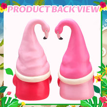 Load image into Gallery viewer, Shappy 2 Pcs Summer Gnomes Decor Flamingo Beach Tropical Tiered Tray Kitchen Table Home Decoration Small Statue Flamingo Lovers Gifts
