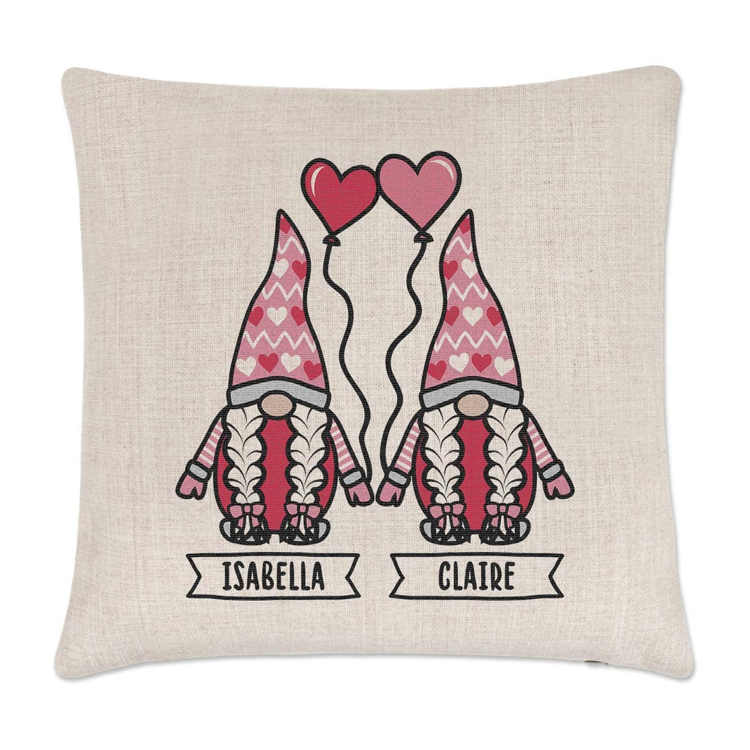 Gift Base Personalised Gonk Gnome Women Valentine's Cushion Cover