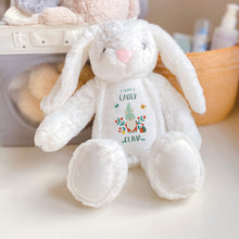 Load image into Gallery viewer, Pomchick - Personalised Happy Easter Gift Bunny with Name | 35 Cm | Easter Gnome| Baby Keepsakes | Gonk Teddy | Soft Plush Rabbit Toys Girl Boy 1st
