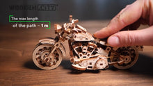 Load image into Gallery viewer, WOODEN.CITY Cruiser V-Twin, DIY Wooden 3D Puzzle, Wooden Motorbike Model Kit, Detailed Engine with Rubber Motor, Puzzles for Adults

