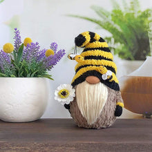 Load image into Gallery viewer, Garden Gnome Statue，Bee Gnome Spring Sunflower Doll Decor, Handmade Bumble Plush Faceless Doll Ornaments, Bedroom Desktop Gnomes Ornaments, Indoor Spring Decor for Home
