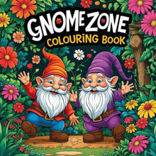 Load image into Gallery viewer, Gnome Zone: A Colouring Book of Gnomes, Gardens, and Magical Adventures
