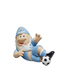 Load image into Gallery viewer, FOCO Officially Licenced Manchester City FC Sliding Tackle Football Garden Gnome

