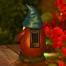Load image into Gallery viewer, Solar Garden Gnome,Garden Gnomes Outdoor - Ornaments Statues Figurines Sculptures with Light Waterproof for Porch Patio Halloween Fall Front Backyard
