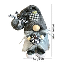Load image into Gallery viewer, Halloween Gonk Christmas Plush Gnomes Autumn Pumpkin Gnome Handmade Faceless Elf Dwar Tiered Tray Decorations Indoor for Fall Harvest Thanksgiving Home Kitchen Party
