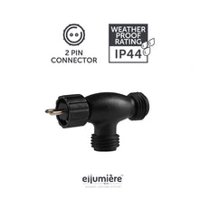 Load image into Gallery viewer, ellumiere Garden Lighting T-Piece Adaptor - Electric Garden Lights - Plug n Play System
