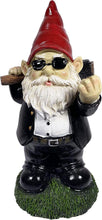 Load image into Gallery viewer, Garden Gnome,MIMACHI Garden Gnome with Axe 10&quot; Tall, Garden Gnomes Outdoor Funny, Gangster Gnome Statue Garden Axe Funny Garden Decoration for Lawn Yard Patio
