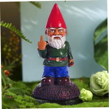 Load image into Gallery viewer, Garden Gnomes Funny Middle Finger Gnomes Garden Ornaments Resin Rude Garden Gnomes Middle Finger Naughty Gnomes for Yard Lawn Garden Decorations
