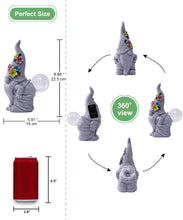 Load image into Gallery viewer, Garden Gnome Statue - Outdoor Funny Gnome Garden Decoration with Bubbles, Solar Powered Garden Gnome Outdoor Waterproof for Outdoor Lawn Patio, Garden Gifts for Women
