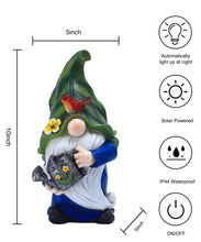 Load image into Gallery viewer, AIGEL Garden Gnomes Statues,Solar Garden Statue Outdoor Decor,Large Gnomes with Solar Light,Standing Statue for Patio,Lawn,Yard Art Decoration, Figurine Ornament Gift
