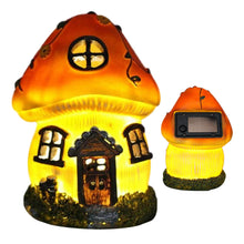 Load image into Gallery viewer, MOUNTTU Fairy Doors for Trees Outdoor, Fairy House Waterproof Resin Garden Statues for Yard Lawn Decor
