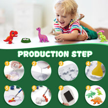 Load image into Gallery viewer, RNHDLY Dinosaur Plaster Mould &amp; Paint Set, Dinosaur Arts and Crafts Painting Kits for Kids, Dinosaurs Crafts, Dino Plaster Craft Set, Plasters of Moulds Kits for Kids
