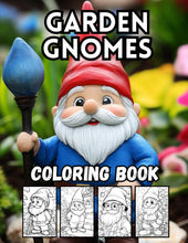 Load image into Gallery viewer, Garden Gnomes Coloring Book: 40 Whimsical Gnome Designs for Kids
