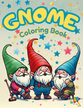 Load image into Gallery viewer, Gnome Coloring Book: 40 Playful Garden Gnome Scenes With Witty Puns and Hand Drawn Illustrations For Fun and Relaxation
