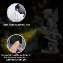 Load image into Gallery viewer, KATOOM Fairy Statue Solar Lights Outdoor Garden Statue Solar Garden Decor for Patio Yard Lawn Porch Pathway Art Decoration Housewarming Christmas Women Birthday Gift
