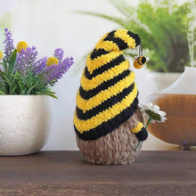 Load image into Gallery viewer, Garden Gnome Statue，Bee Gnome Spring Sunflower Doll Decor, Handmade Bumble Plush Faceless Doll Ornaments, Bedroom Desktop Gnomes Ornaments, Indoor Spring Decor for Home

