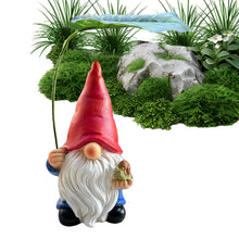 Load image into Gallery viewer, Dtaigou Garden Gnome - Lawn Gnomes Outdoor | 6.5inch Resin Figurines Ornaments for Landscaping Pond Front Patio Beach Indoor Outside Porch Christmas Pool Flowerbed
