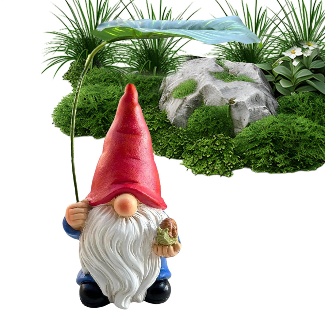 Dtaigou Garden Gnome - Lawn Gnomes Outdoor | 6.5inch Resin Figurines Ornaments for Landscaping Pond Front Patio Beach Indoor Outside Porch Christmas Pool Flowerbed