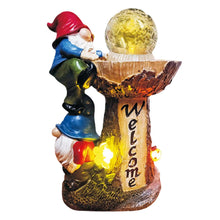 Load image into Gallery viewer, Gnome Solar Lights Outdoor Garden,Garden Gnomes Solar Light Garden Gnome Statue for Home Yard Porch Decor
