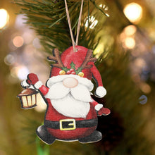 Load image into Gallery viewer, Rumyve 24pcs Vintage Santa Claus Wood Hanging Signs Pendant,Christmas Tree Gnome Hanging Decorations,Mini Santa Doll Craft Xmas Tree Decor Party Supplies(Style A)
