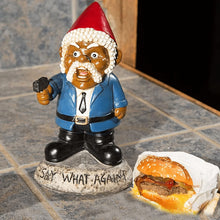 Load image into Gallery viewer, HAIFENGDA Say What Again Angry Garden Gnome, Funny Gnome with a Weapon Resin Ornaments, 9&quot; War Gnome Outdoor Garden Statues for Indoor/Outdoor/Lawn/Yard Art Decorations
