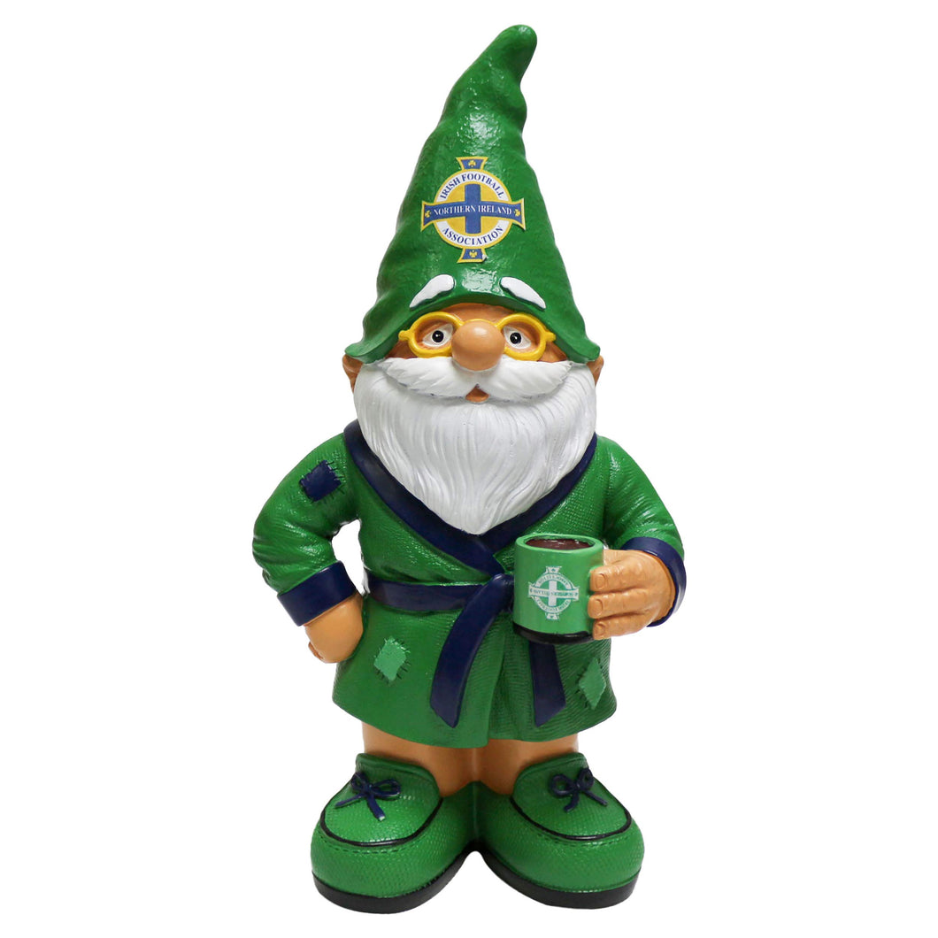 FOCO Northern Ireland IFA Football World Cup European Dressing Gown Garden Gnome Ornament Indoor/Outdoor