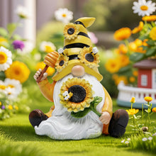 Load image into Gallery viewer, Hodao Bumble Bee Spring Gnome Decorations Honey Gnomes Ornaments World Day Gifts Fall Thanksgiving Figurines for Garden Decor Birthday Party
