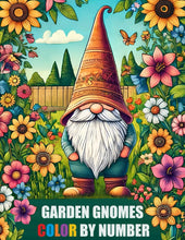 Load image into Gallery viewer, Enchanting Garden Gnomes Color By Number Coloring Book: Cute Collection of Gnome Coloring Book For Adults, Seniors &amp; Kids
