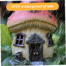 Load image into Gallery viewer, MOUNTTU Fairy Doors for Trees Outdoor, Fairy House Waterproof Resin Garden Statues for Yard Lawn Decor
