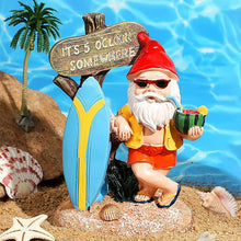 Load image into Gallery viewer, Aopek Garden Gnomes Outdoor Funny-It is 5 O&#39;clock Somewhere Gnome Resin Garden Decor for Lawn, Patio, Yard - Indoor Dwarf Sculpture &amp; Humor Gift
