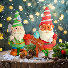 Load image into Gallery viewer, 2-Pack of Garden Gnome Paint Your Own, Polyresin, 13 cm
