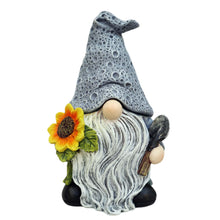 Load image into Gallery viewer, Memeyou Gnome Key Hider Outdoor Garden Statue - Grey Gnome Figurine Decor - Hide A Key Outside - Lock Box

