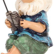 Load image into Gallery viewer, Asixxsix Garden Gnome, Funny Resin Fishing Garden Gnome Statue UV Resistant Fishing Gnome Sitter Statue Indoor or Outdoor Decoration for Yard Lawn or Pond, Birthday Accessories
