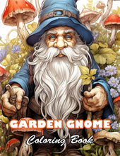 Load image into Gallery viewer, Garden Gnome Coloring Book: High Quality +100 Beautiful Designs
