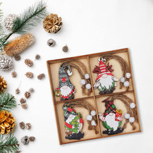 Load image into Gallery viewer, Jagowa 12PCS Wooden Christmas Ornaments - Faceless Dolls for Christmas Tree Decor and Party
