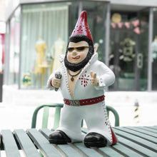 Load image into Gallery viewer, Jy.Cozy Large Singer Gnome Garden Statue Outdoor Resin Dwarf Figurine Decor Home Decoration Funny Sculpture for Patio Poch Yard Backyard Ornament Housewaiming Unique Gift
